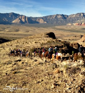 Horseback riding in Red Rock Canyon NV 4 - The Rebel Chick