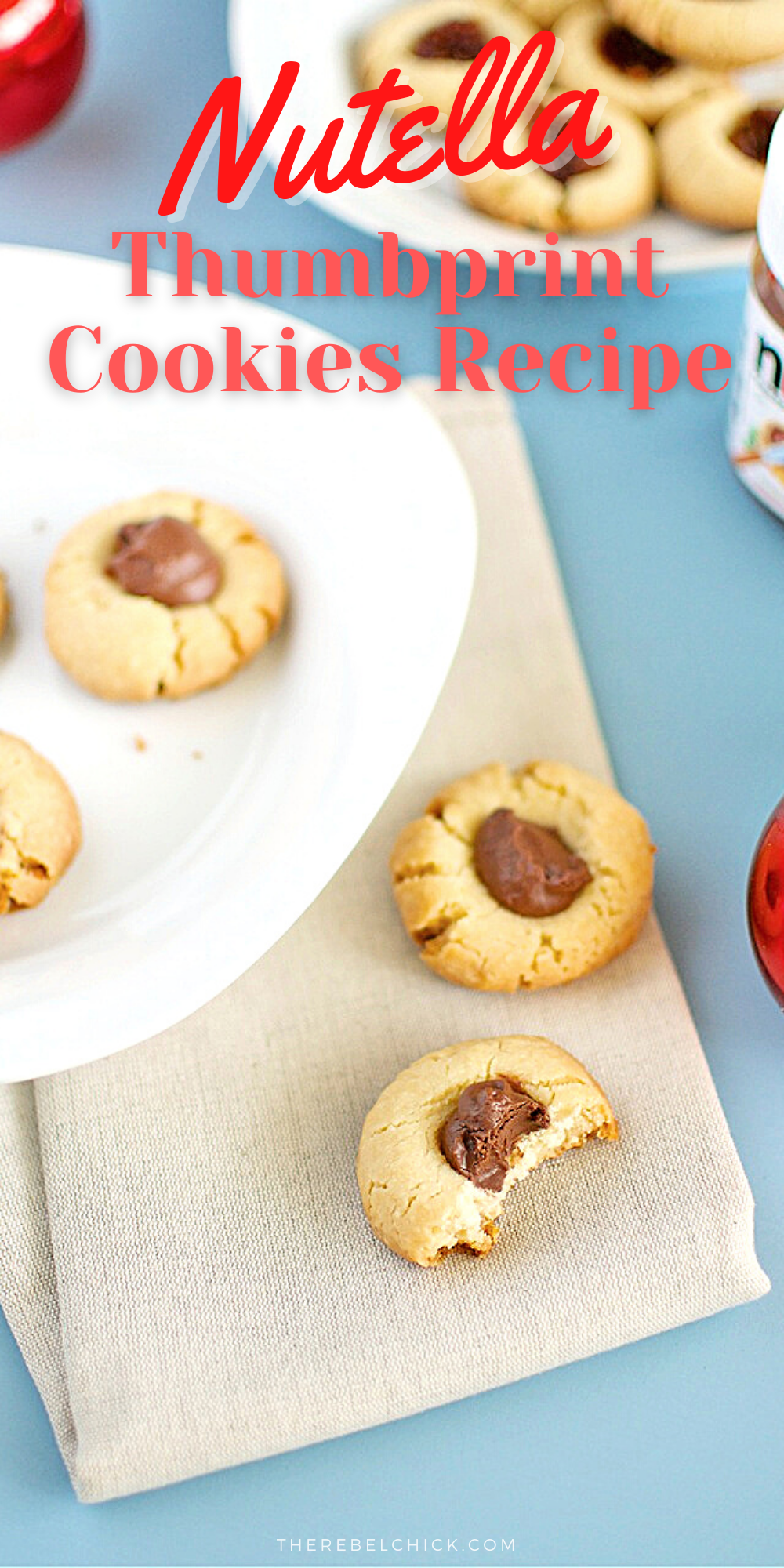 Nutella Thumbprint Cookies Recipe