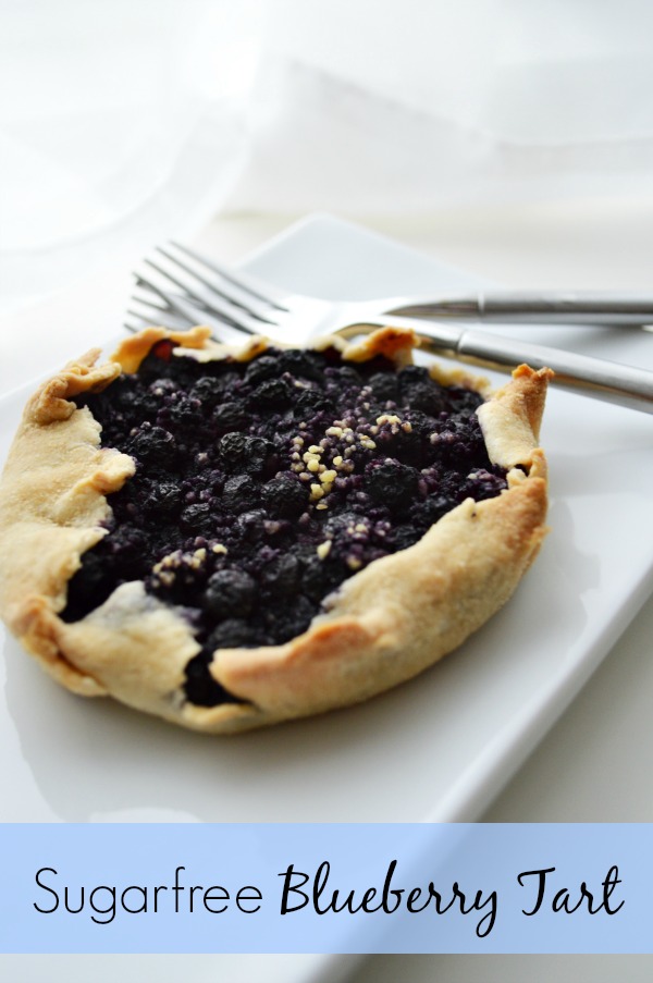 frozen Highbush blueberries #LittleChanges Sugarfree Blueberry Tart Recipe for Valentine's Day