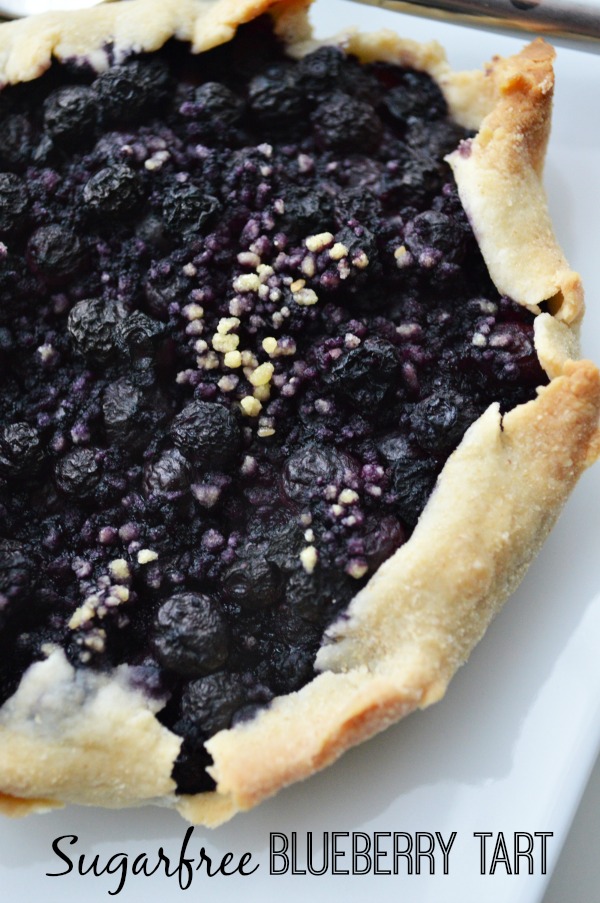 frozen highbush blueberries #LittleChanges sugar free blueberry tart recipe