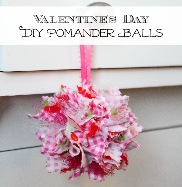 DIY Valentine's Day Pomander Balls Tutorial