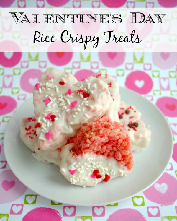 Valentine's Day Rice Crispy Treats