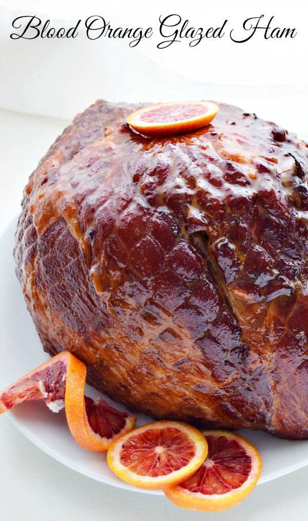 A Blood Orange Glazed ham recipe - an interesting twist on the classic Easter dish!