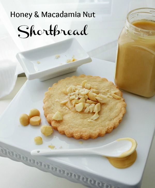 Honey Macadamia Nut Shortbread Recipe