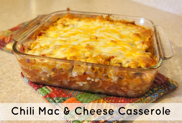 Chili Mac and Cheese Casserole Recipe