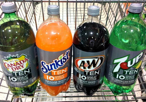 #PMedia #ad #TENways TEN calorie sodas at Walmart