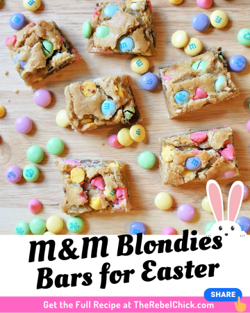 M&M Blondies Bars Recipe