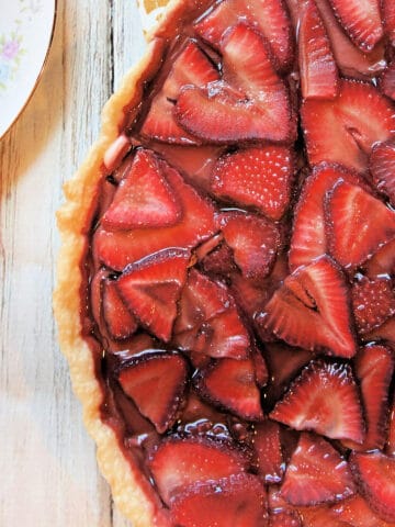 Simple Strawberry Tart