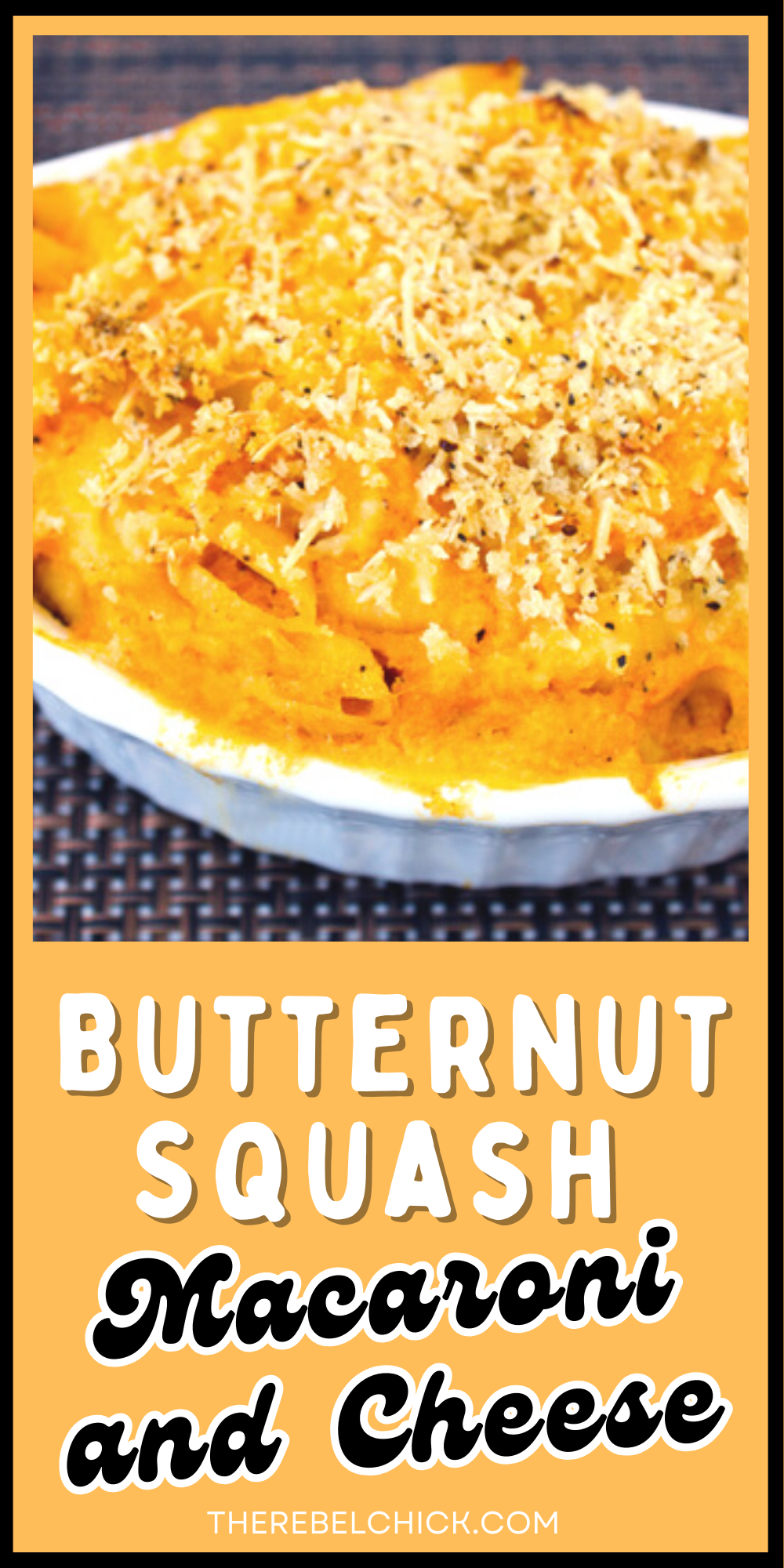 Baked Butternut Squash Macaroni and Cheese