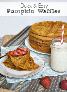 Sweet and Savory Healthy Pumpkin Waffles Recipe
