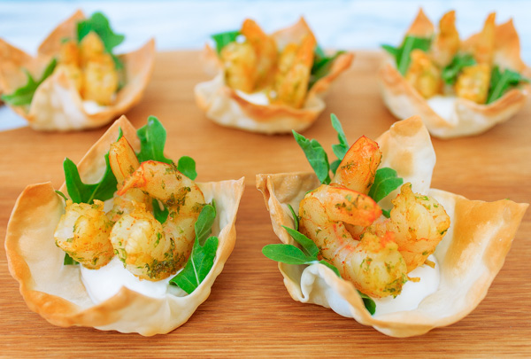 Chili Lime Spicy Shrimp Cups | The Rebel Chixk