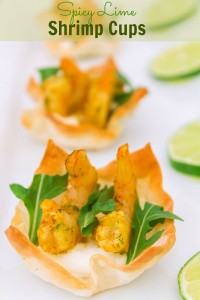 Chili Lime Spicy Shrimp Cups | The Rebel Chick