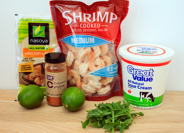 Citrus Lime Spicy Shrimp Cups Ingredients