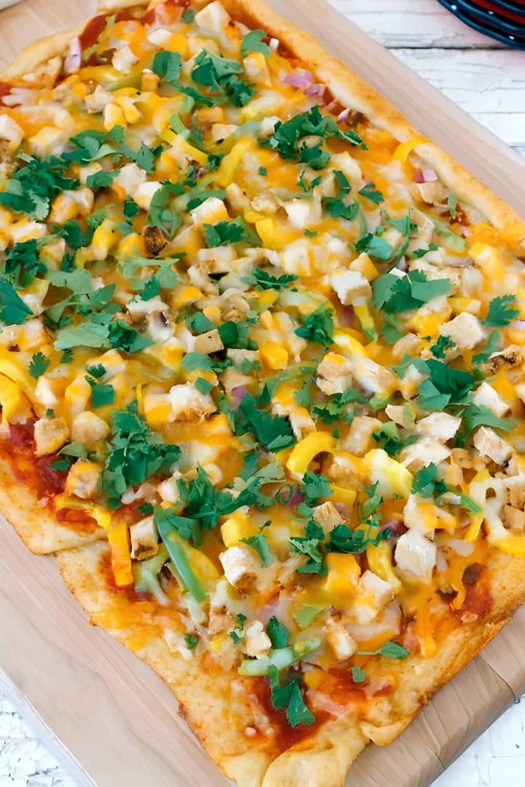 Chicken Flatbread Pizza