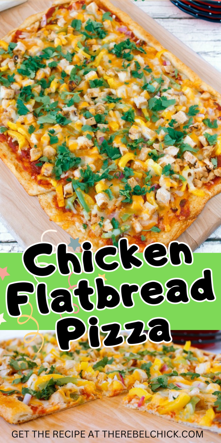 Chicken Fajita Flatbread Pizza Recipe