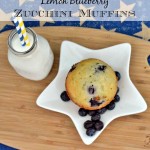 Lemon Blueberry Zucchini Muffins