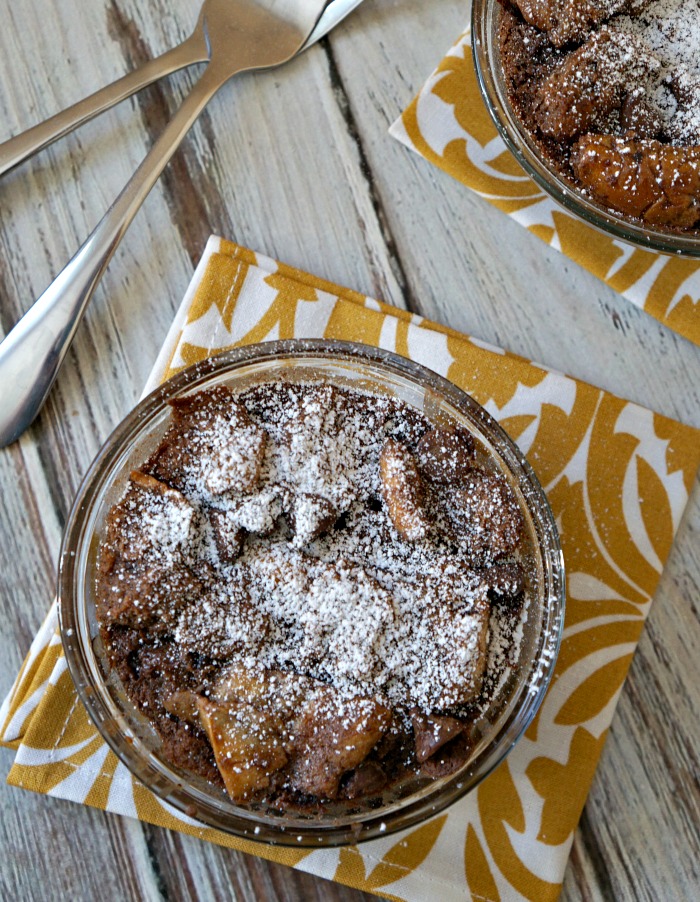 Chocolate Bread Pudding Recipe from TheRebelChick.com