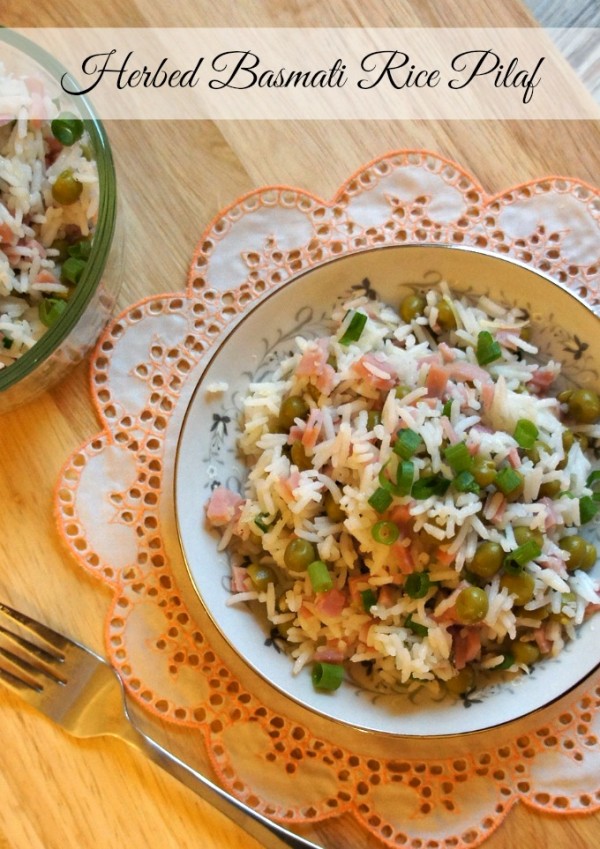 Herbed Basmati Rice Pilaf - The Rebel Chick