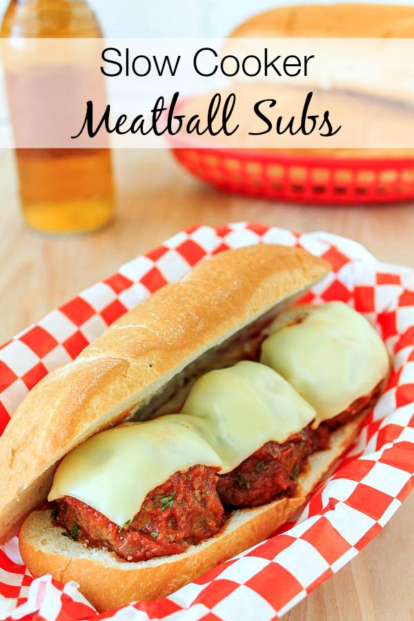 Easy Slow Cooker Meatball Subs Recipe
