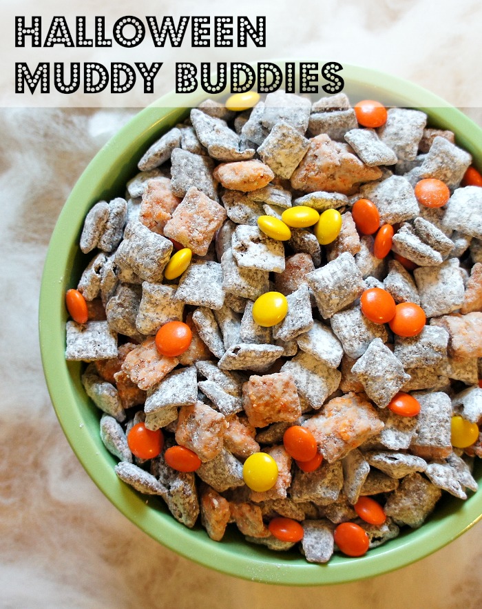 Halloween Muddy Buddies - Halloween Puppy Chow