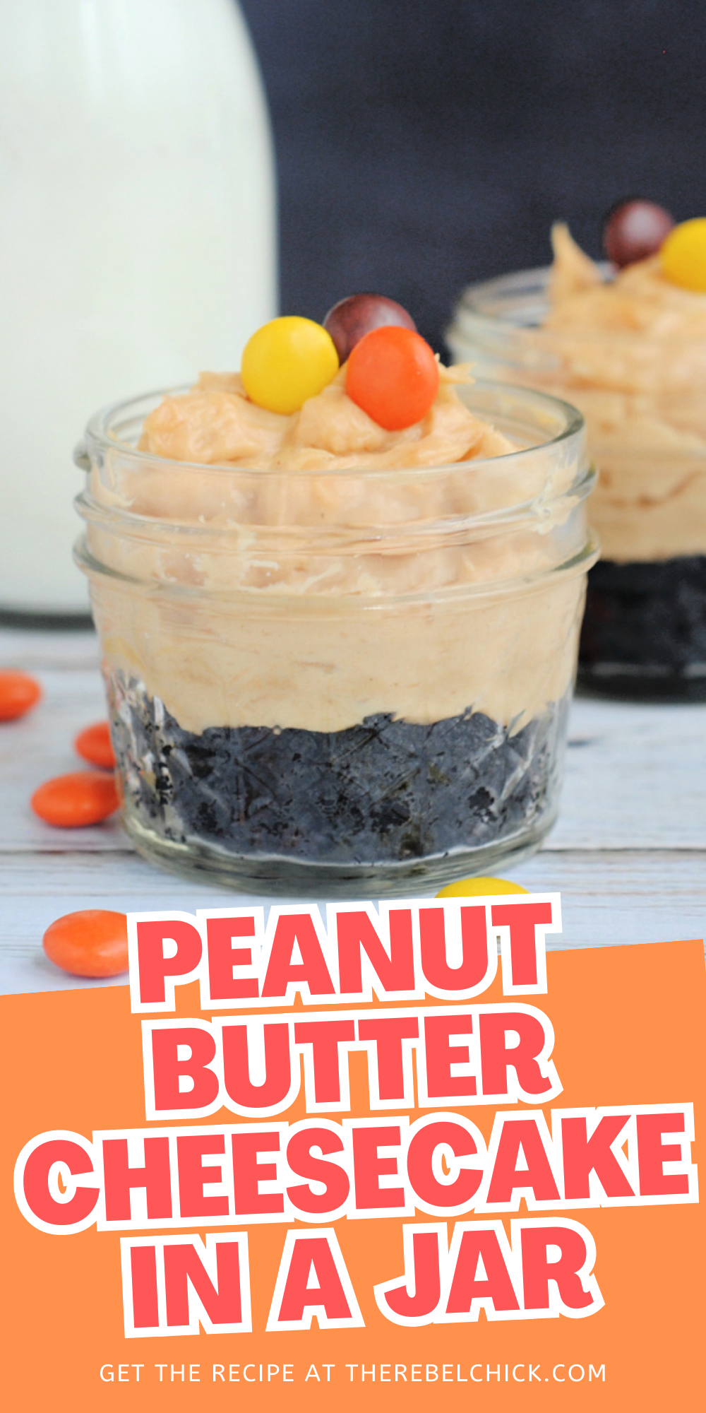 Mini Peanut Butter Cheesecakes in Jars Recipe