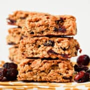 Oatmeal Craisin Snack Bars