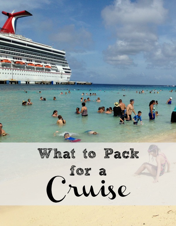 What to pack for a cruise