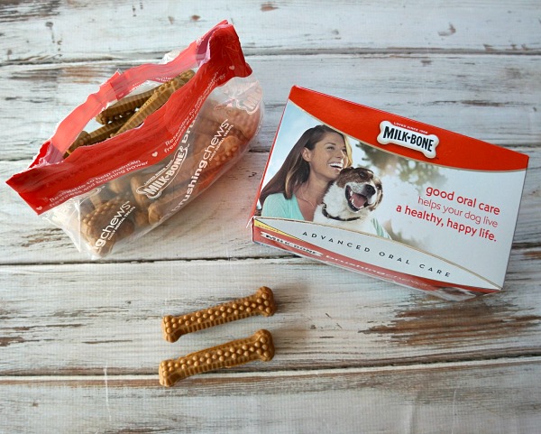 #ChewsWisely With Milk-Bone Brushing Chews!  Also grab your $1 off coupon AND enter to win a $250 Walmart gift card!  http://buff.ly/1DGJH1v #ad #MilkBone #SayItWithMilkBone