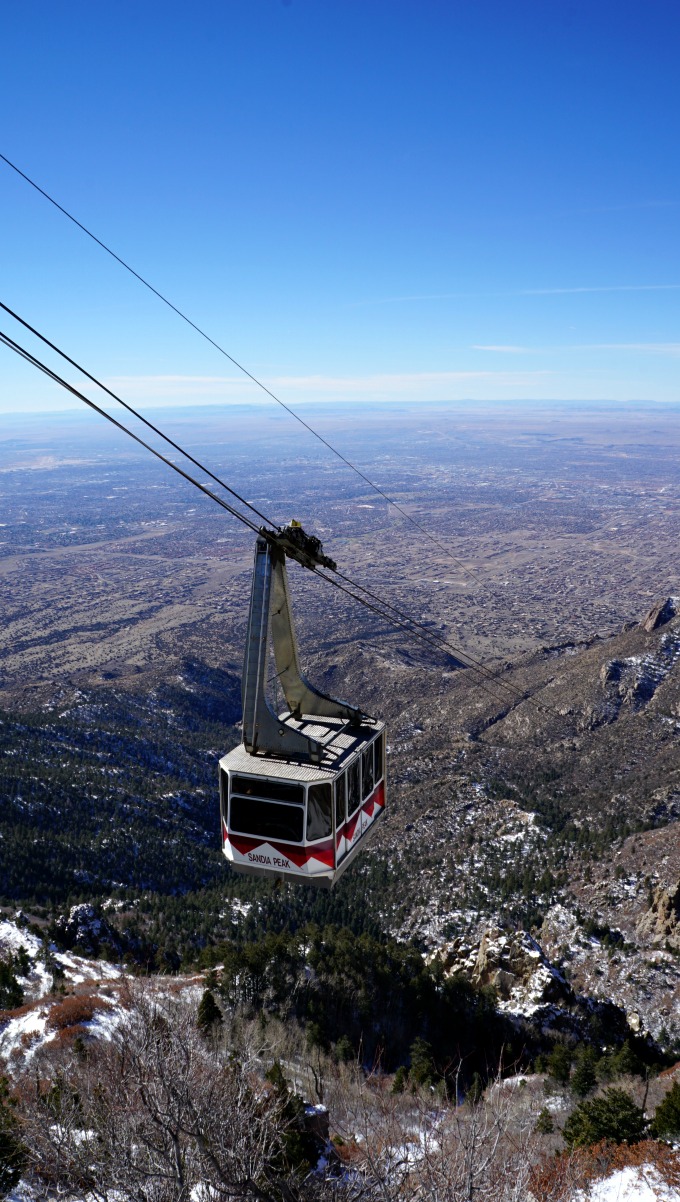 Sandia Peak Tramway in Albuquerque, New Mexico - The Longest Tramway in the World