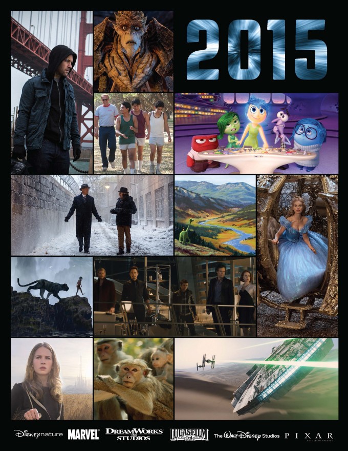 2015 Disney Movie Line Up