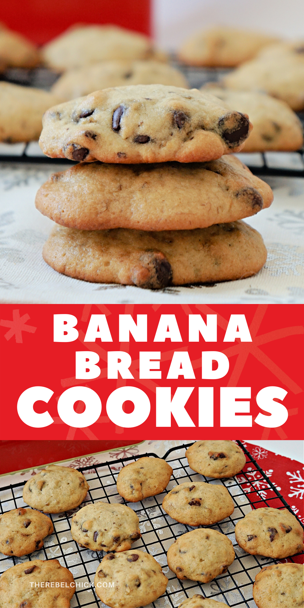 Banana Bread Cookies Recipe #FBCookieSwap