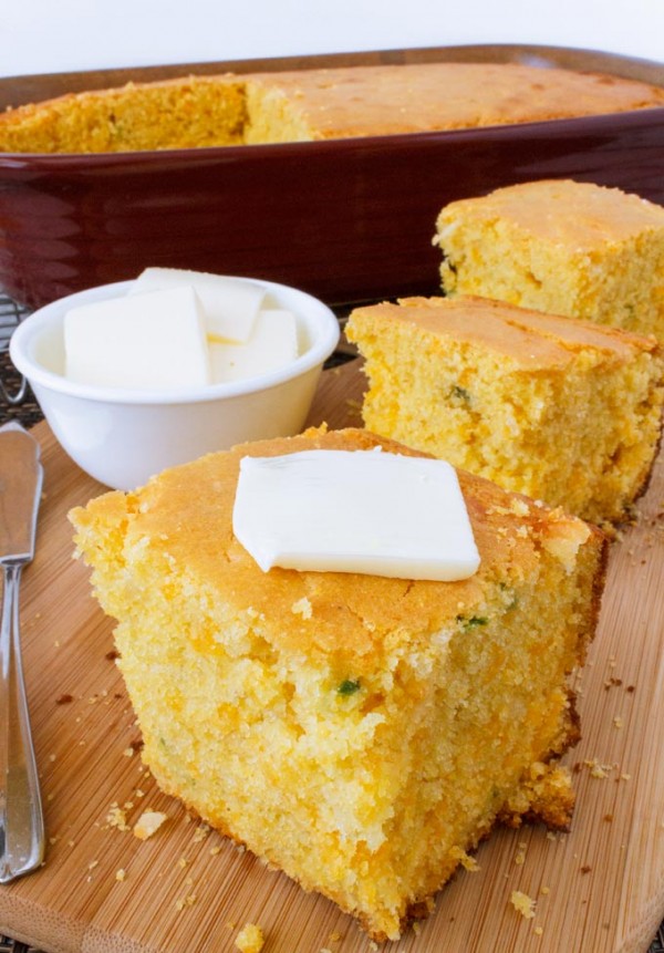 CheeseJalapenoCornbreadRecipe The Rebel Chick