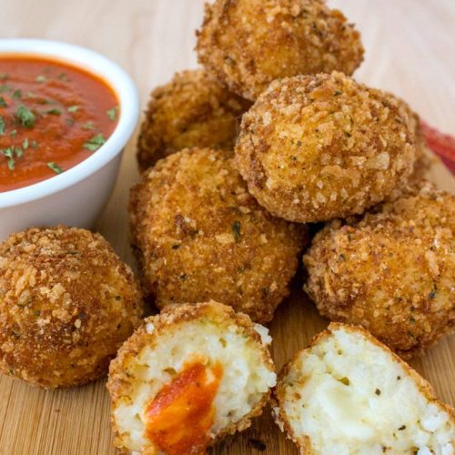 Homemade Arancini Easy Cheesy Rice Balls Recipe - Rebel Chick
