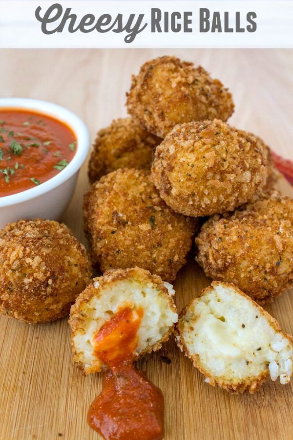 Homemade Arancini Easy Cheesy Rice Balls Recipe Rebel Chick