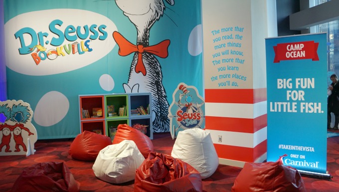 Carnival Vista Reveal Dr Seuss Bookville Seuss at Sea