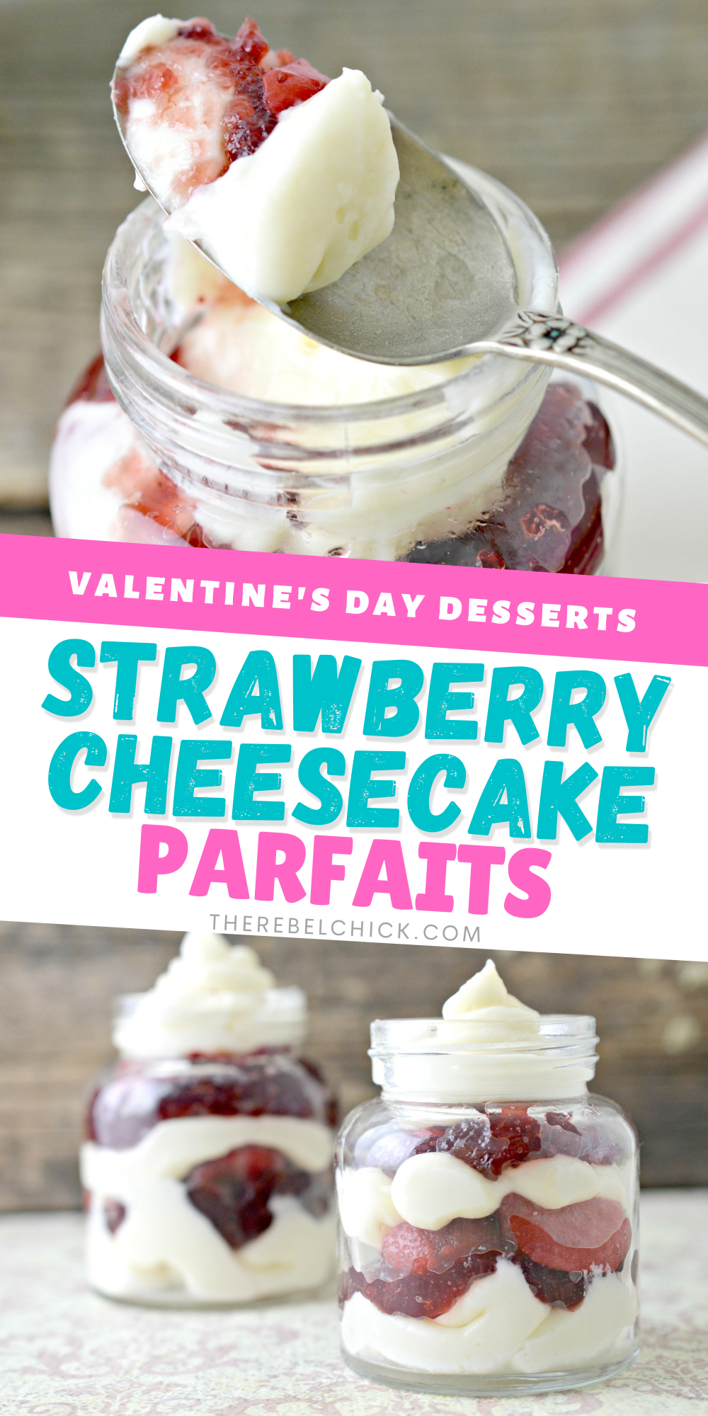 Valentine's Day Mini Cheesecake Parfaits Recipe