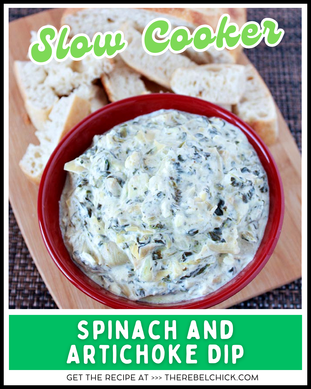 Slow Cooker Spinach and Artichoke Dip - Slow Cooker Gourmet