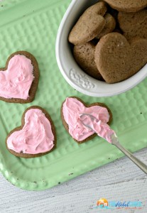 Valentine's Day Cookies Recipe - Frosted Chocolate Heart Cookies Recipe