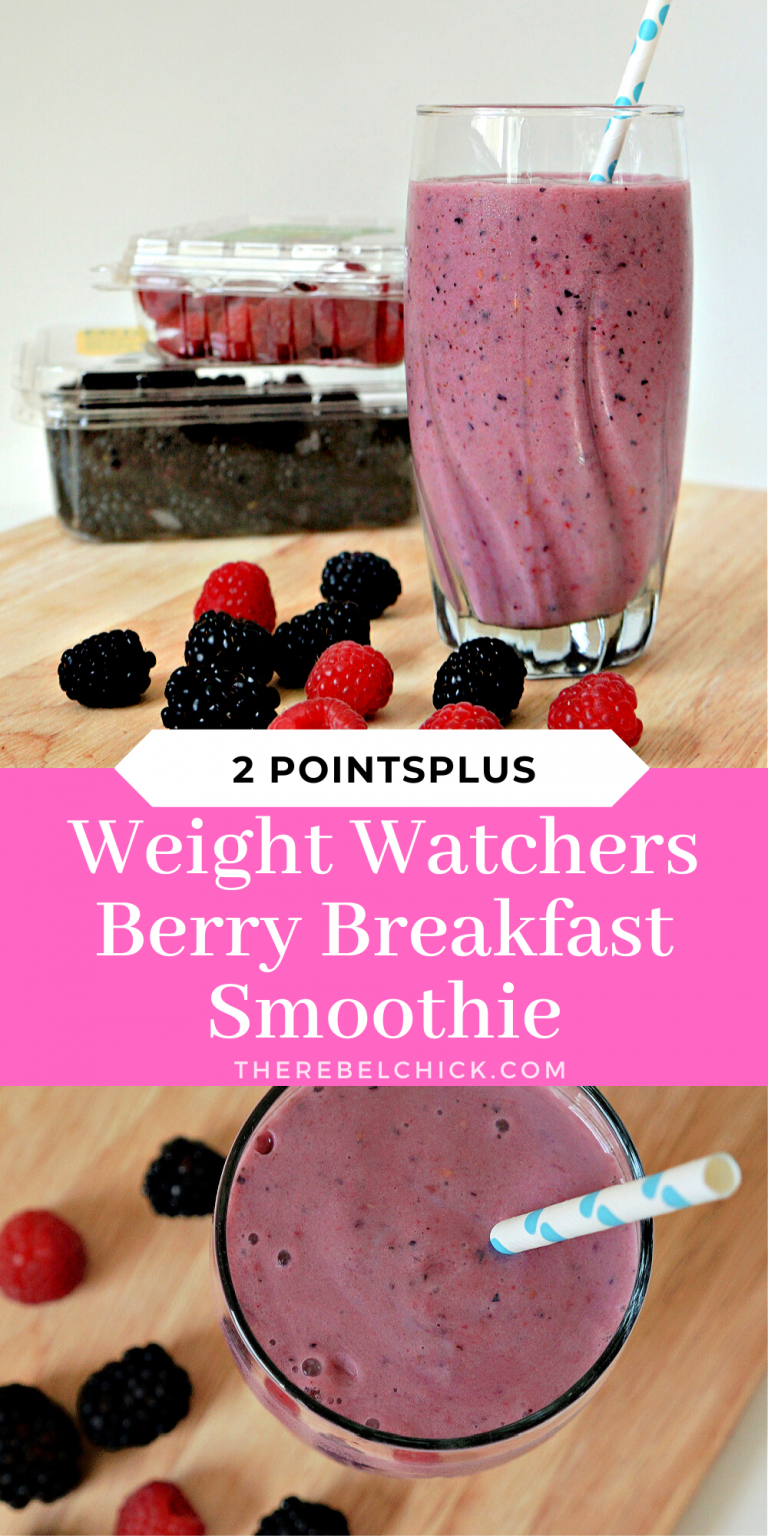 Weight Watchers Berry Breakfast Smoothie Recipe
