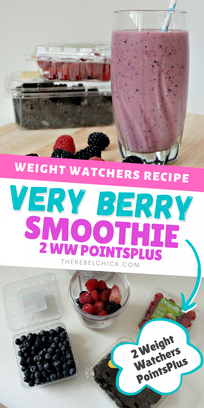 Weight Watchers Berry Breakfast Smoothie Recipe