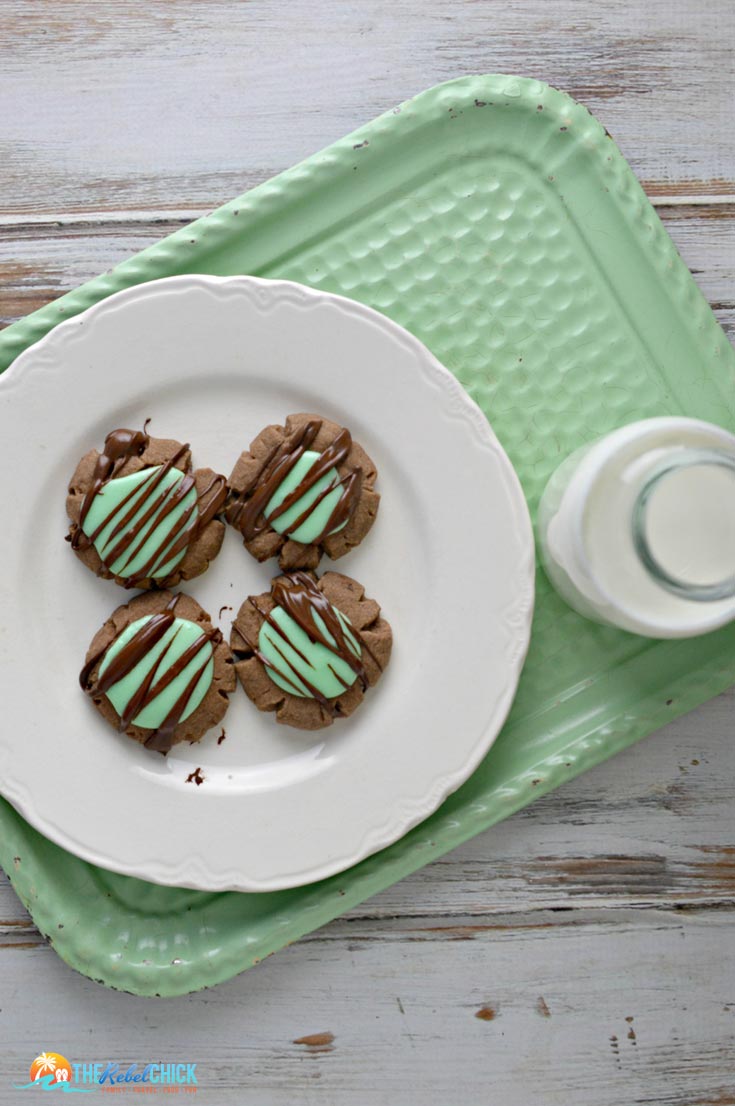 Mint Chocolate Cookies | The Rebel Chick