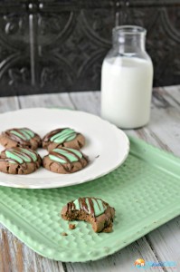 Mint Chocolate Cookies | The Rebel Chick