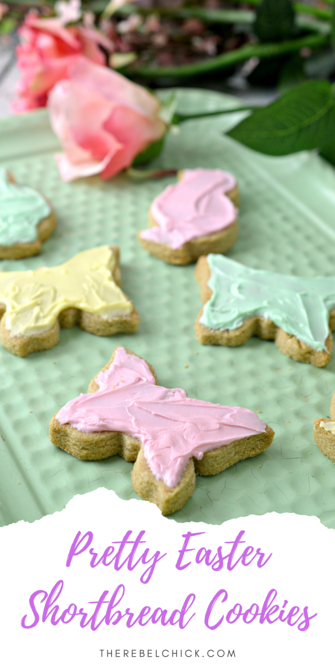 Easter Shortbread Cookies The Rebel Chick