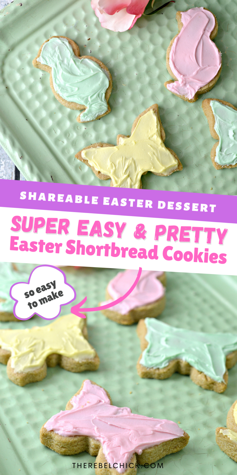 Pretty Easter Shortbread Cookies Recipe