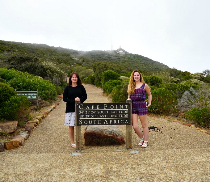Angeline and Jenn in Cape Town South Africa