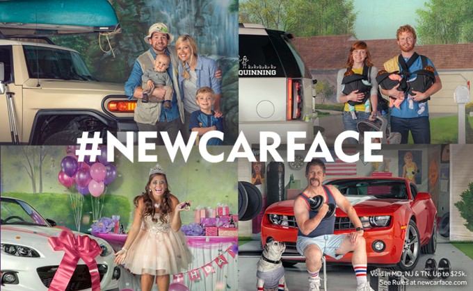 Show Cars.com your #newcarface and you could win up to $25,000 to pay off your car loan!