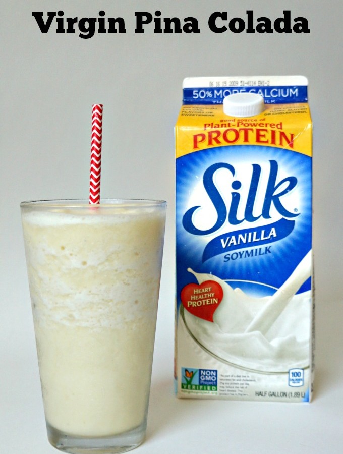 Protein-Packed Lactose-Free Virgin Pina Colada Smoothie Recipe #ILoveSilkSoy