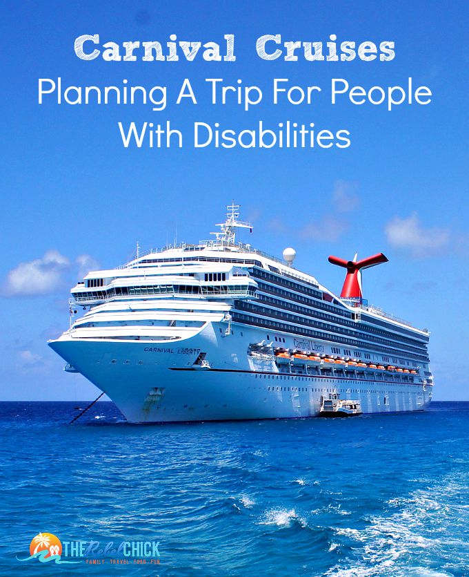 Carnival Cruises - Planning A Trip For People With Disabilities