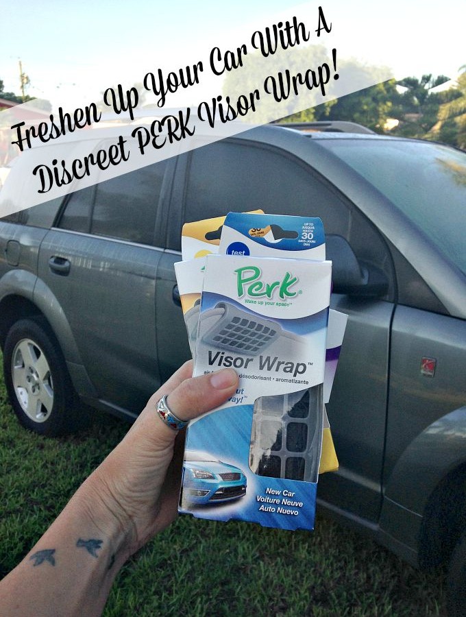 Freshen Up Your Car With A Discreet PERK Visor Wrap!