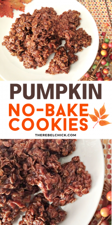 Chocolate Pumpkin No Bake Cookies Recipe